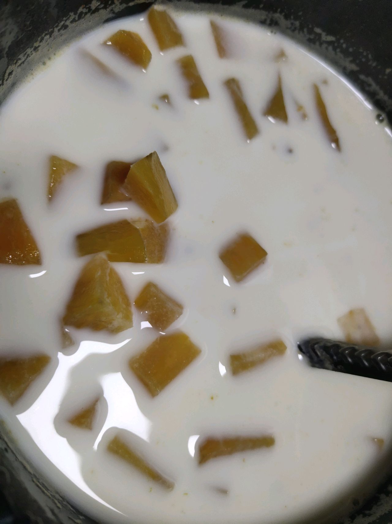 红薯炖奶
