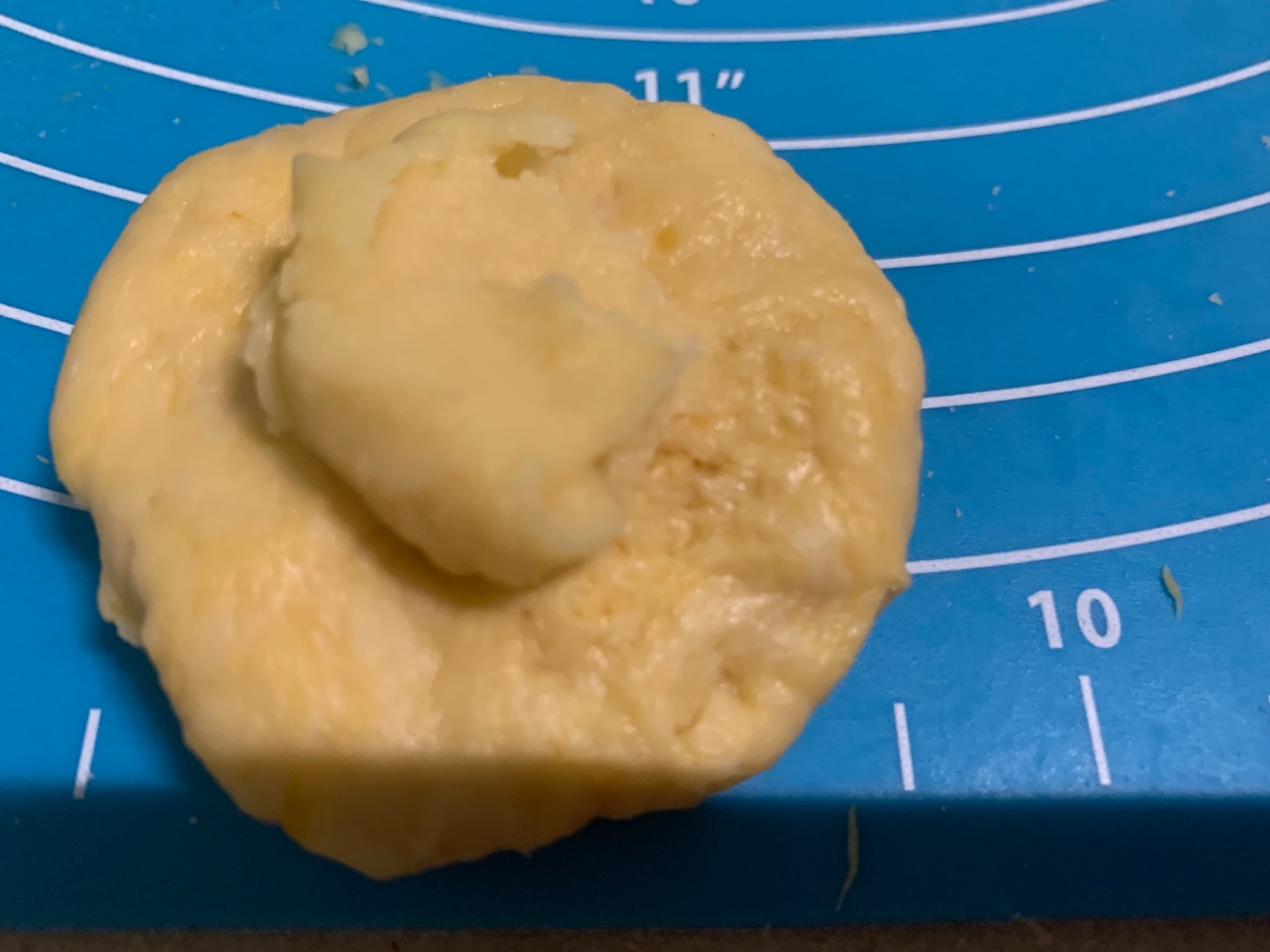 红薯奶黄馅华夫