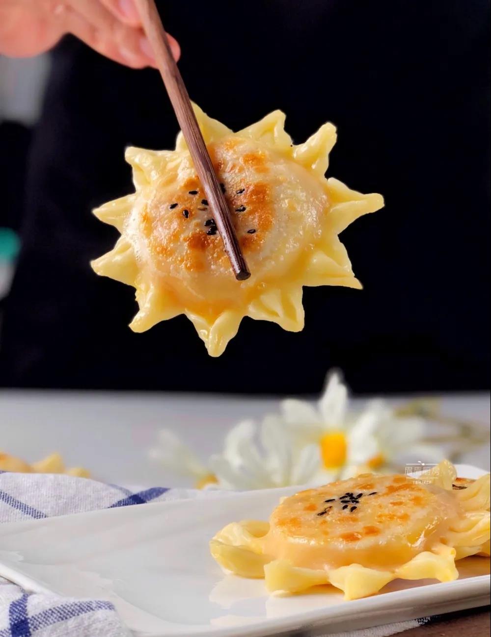 红薯太阳花饼