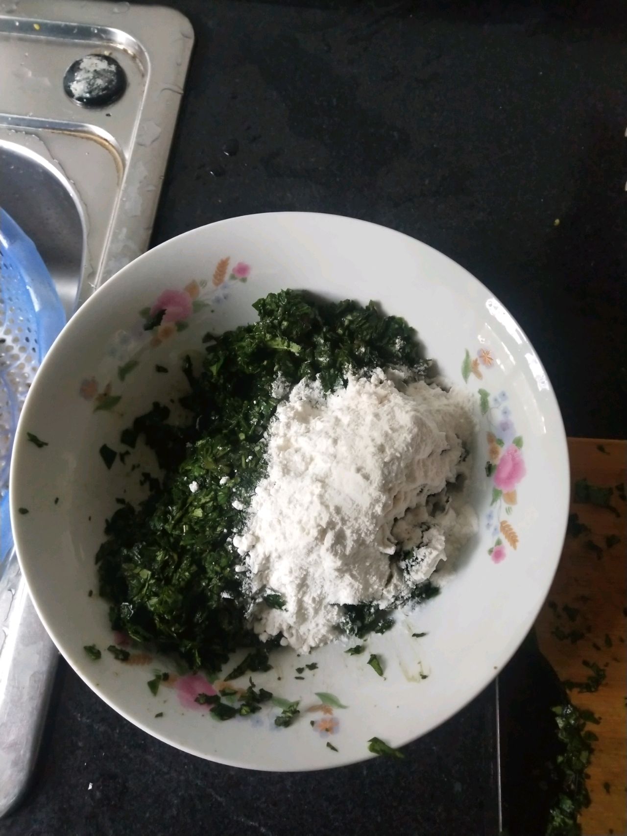 红薯叶子窝窝头