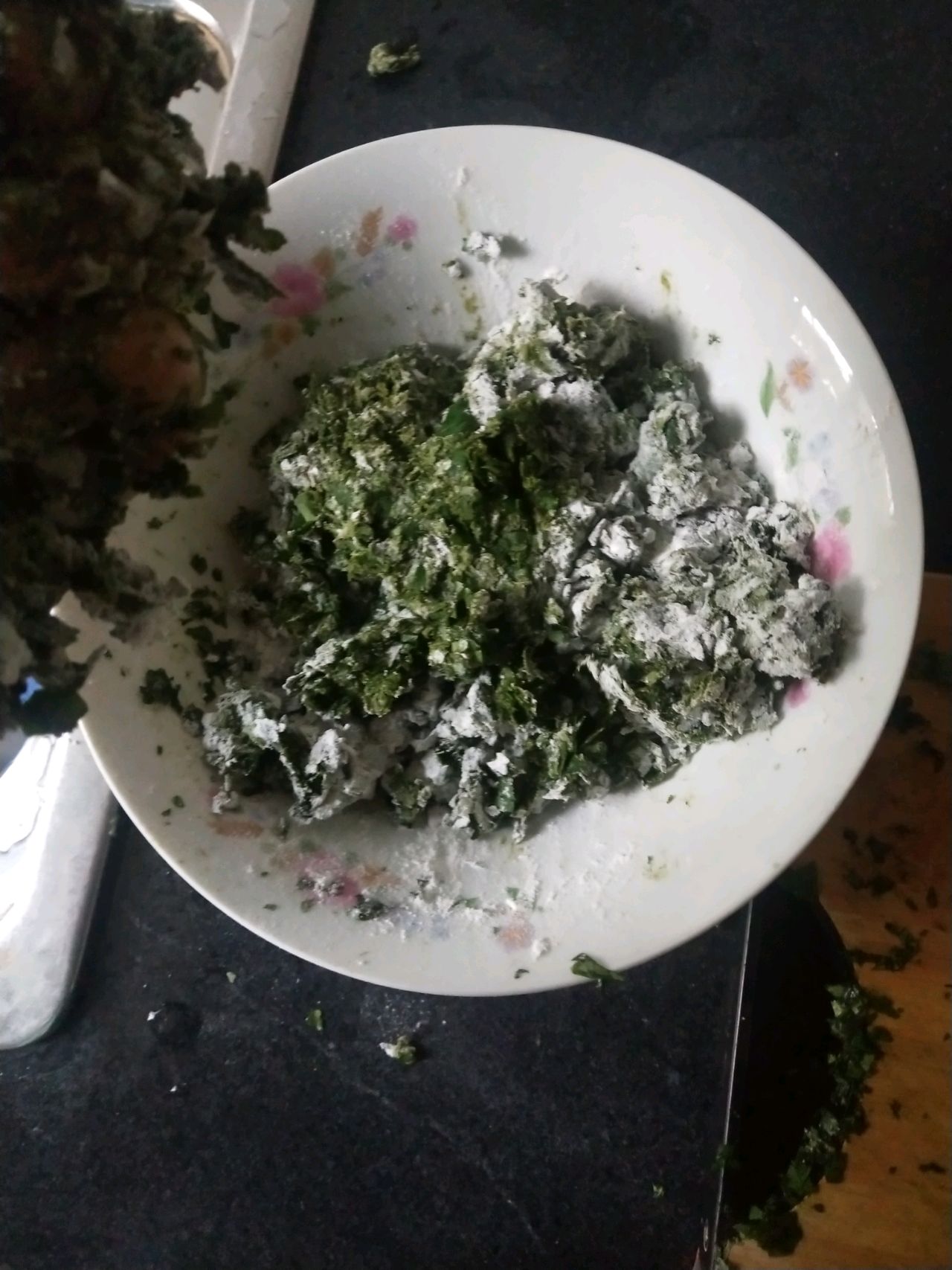 红薯叶子窝窝头