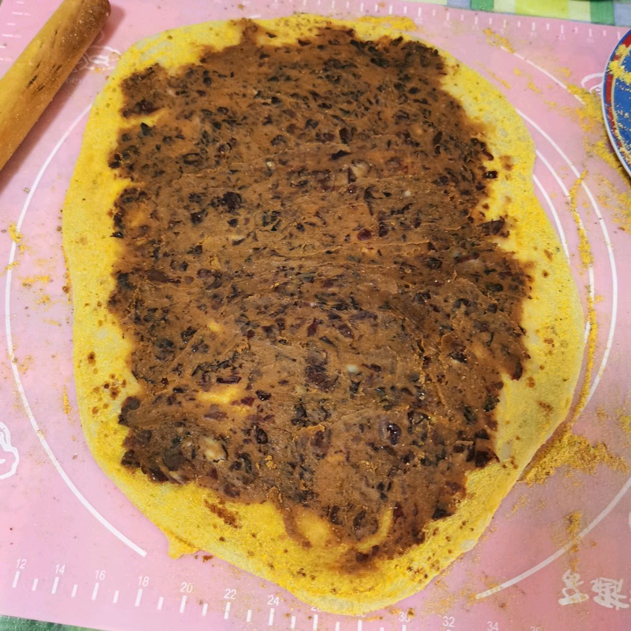 红糖豆沙豆面卷子