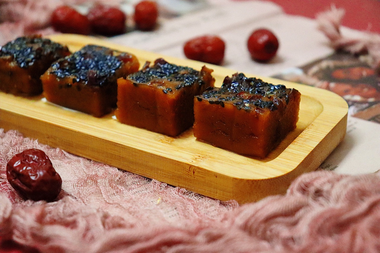 红糖红枣糕：初冬养生食谱～