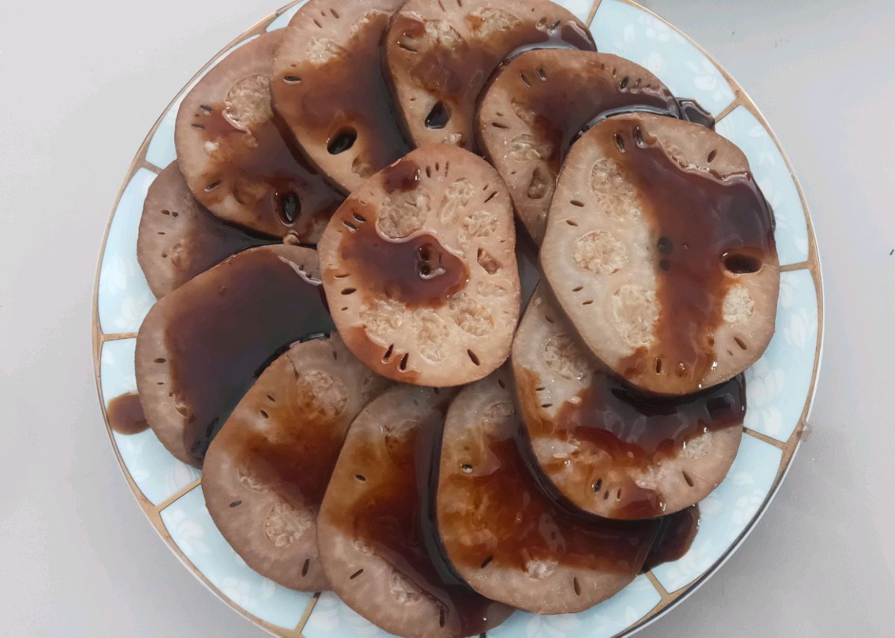 红糖糯米藕
