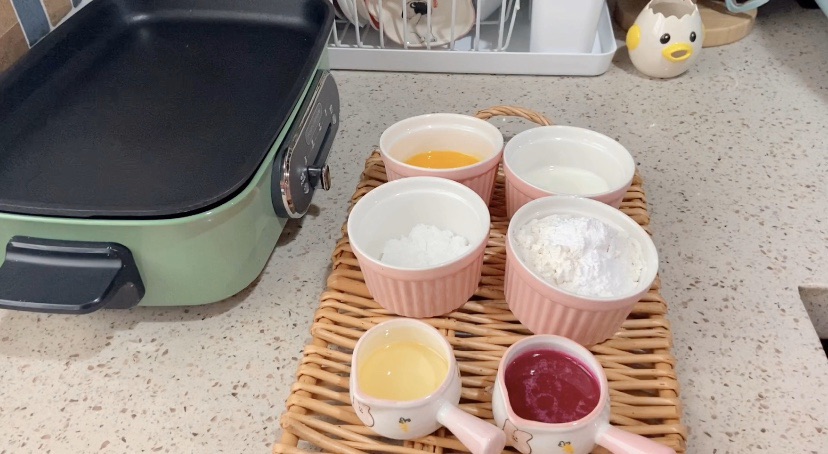 红心火龙果mini松饼