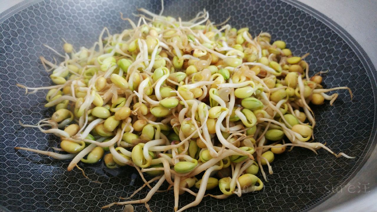 红油豆瓣焖芽菜
