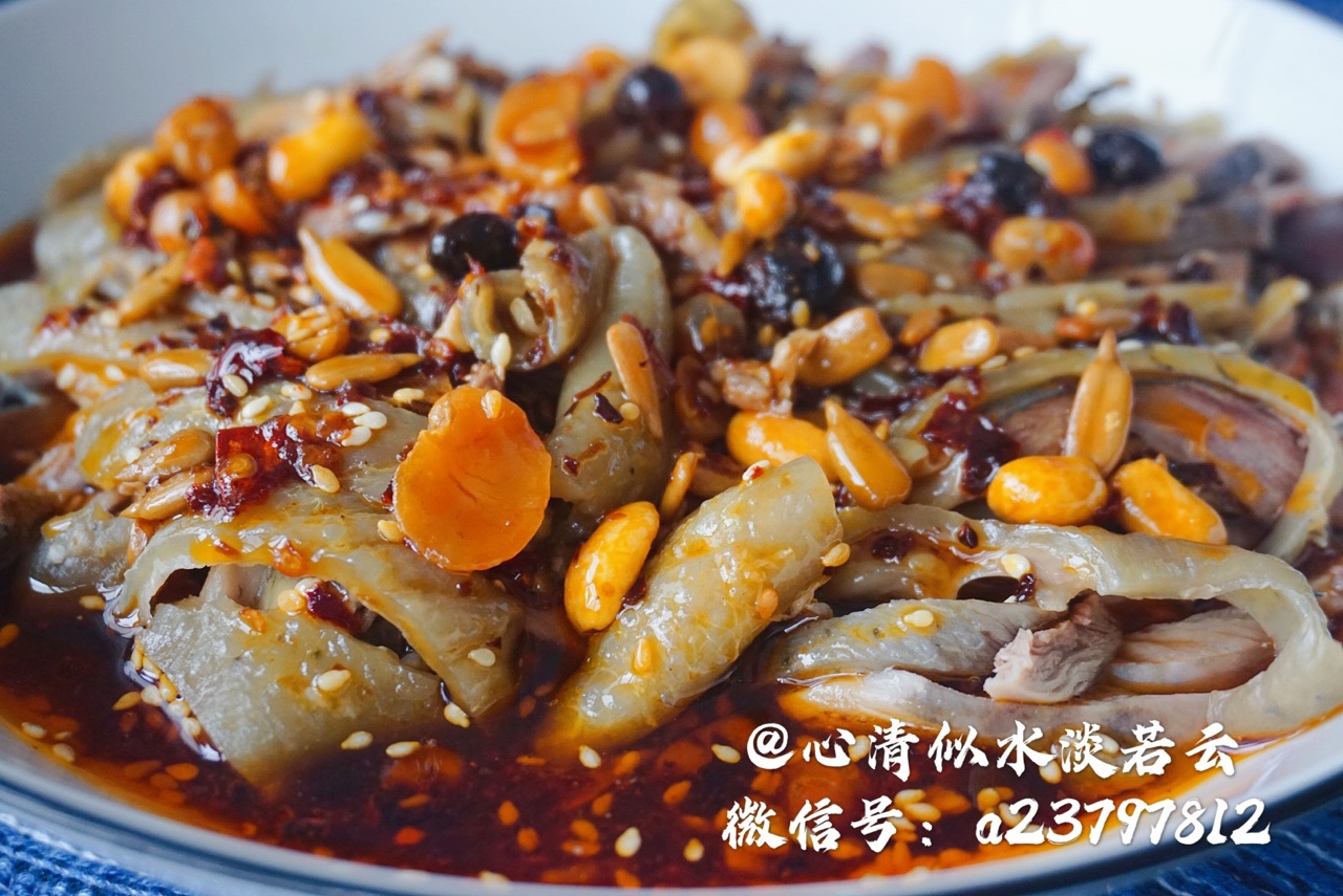 红油凉拌鸡