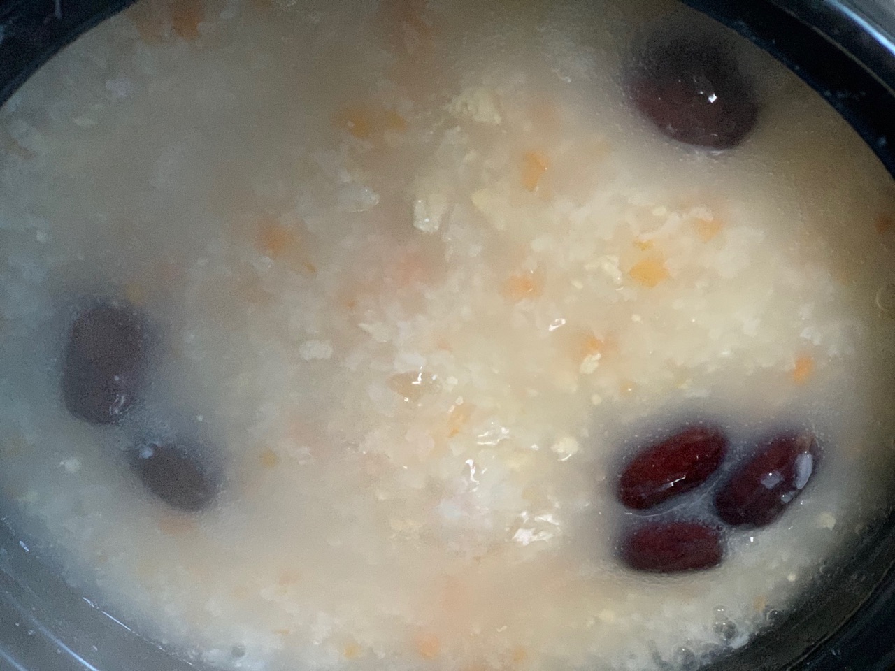红枣番茄鸡肉粥