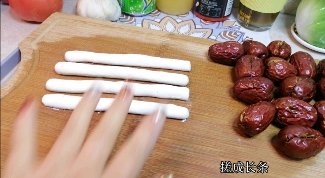 红枣夹糯米