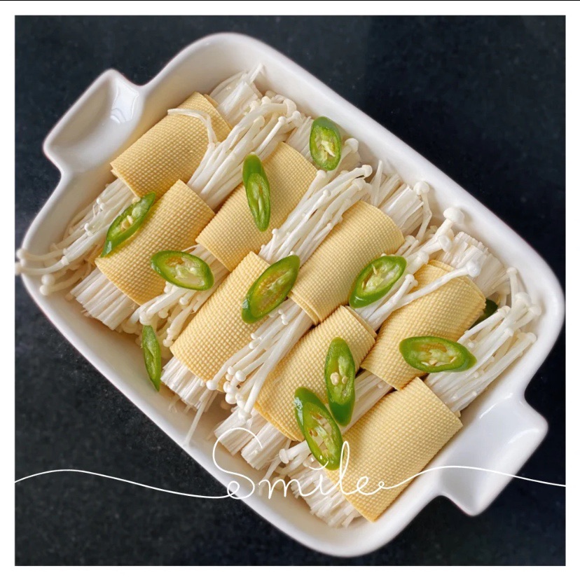 厚百叶金针菇卷（烤箱版）