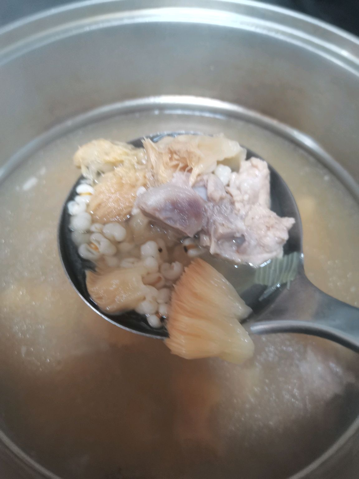 猴头薏米排骨汤