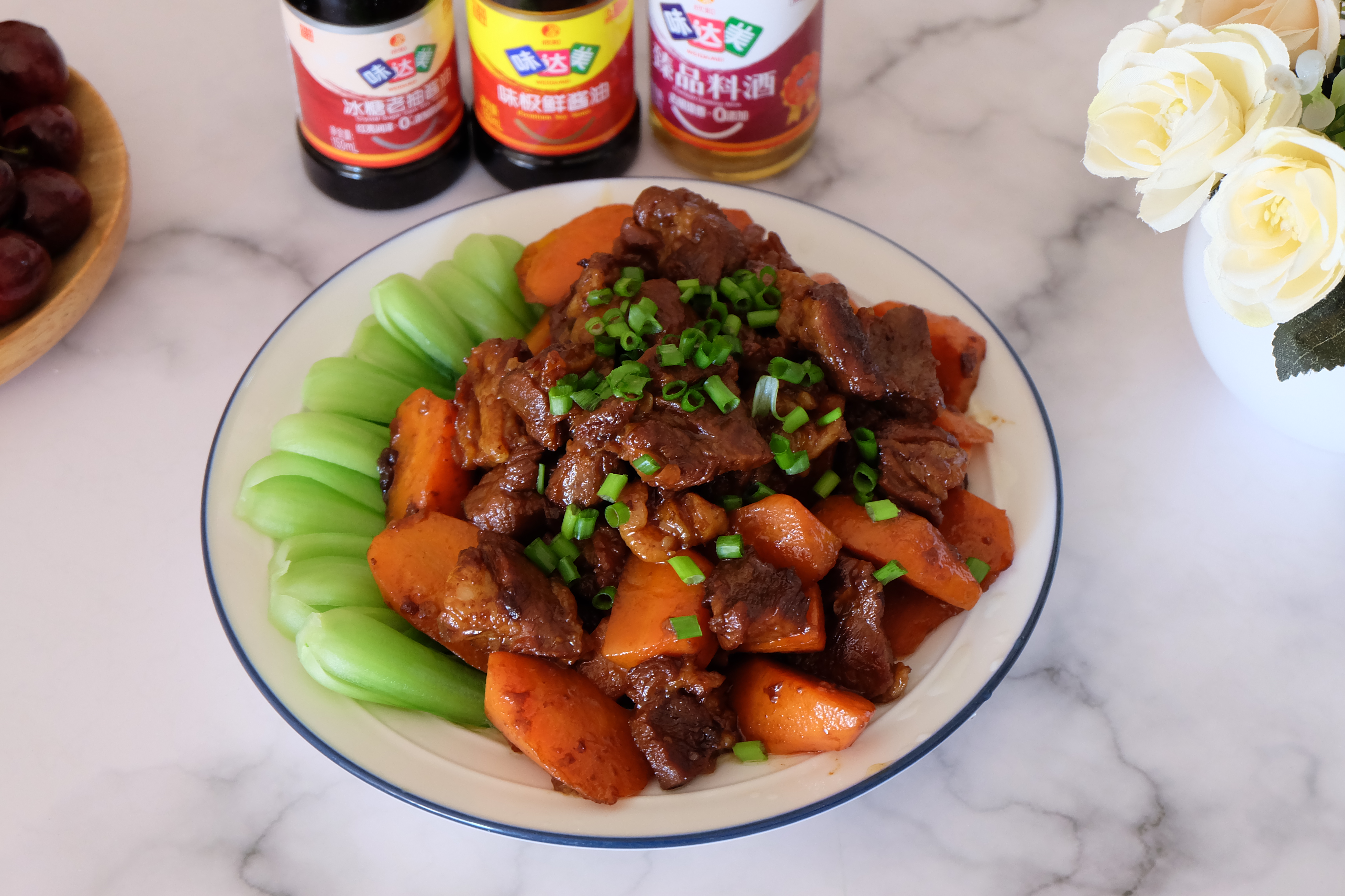 胡萝卜焖羊肉