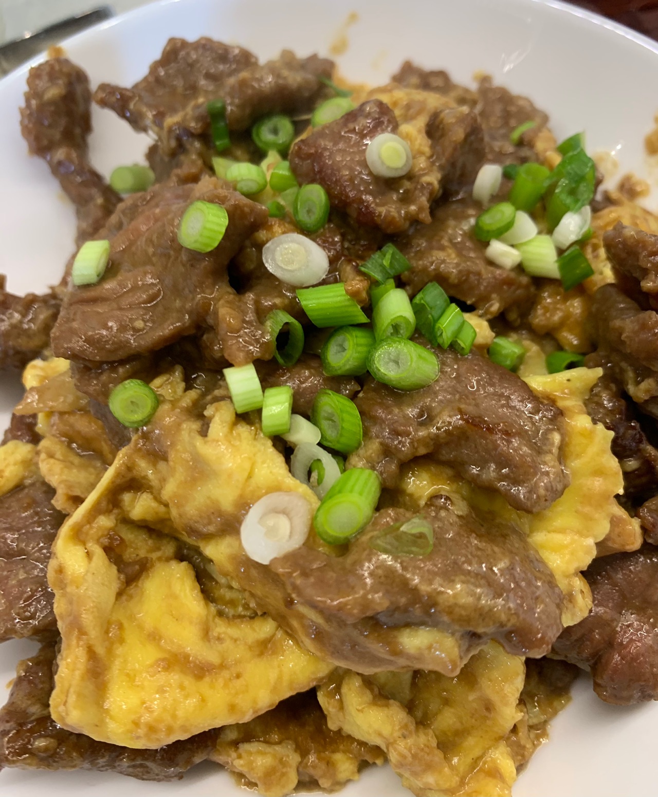 滑蛋嫩牛肉