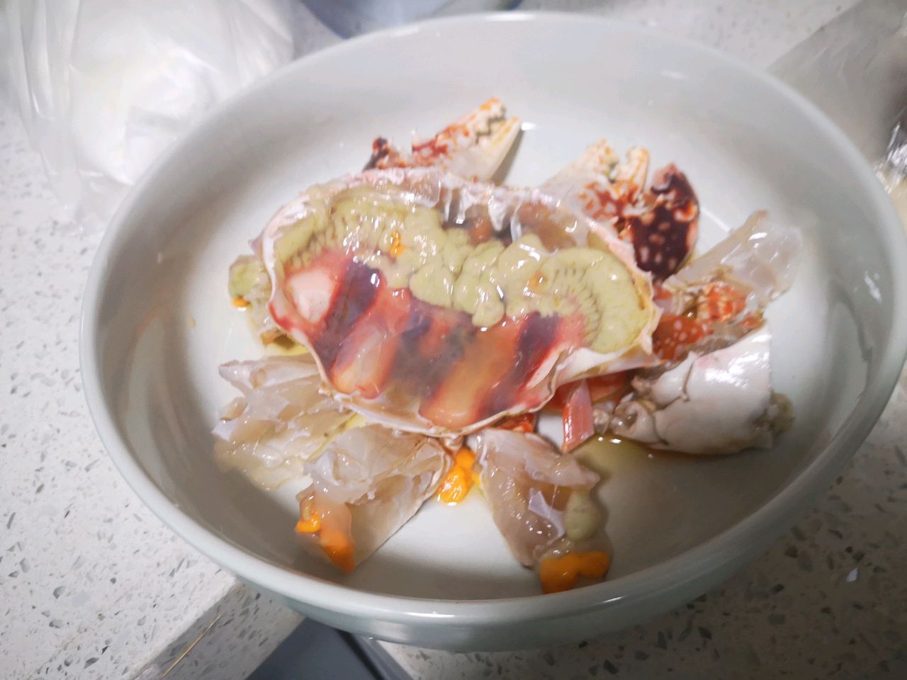 花雕酒蒸花蟹