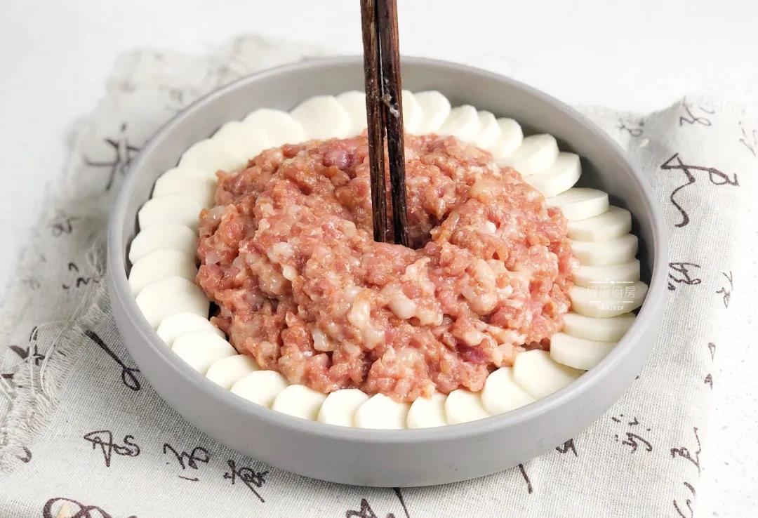 花好月圆山药蒸肉丸