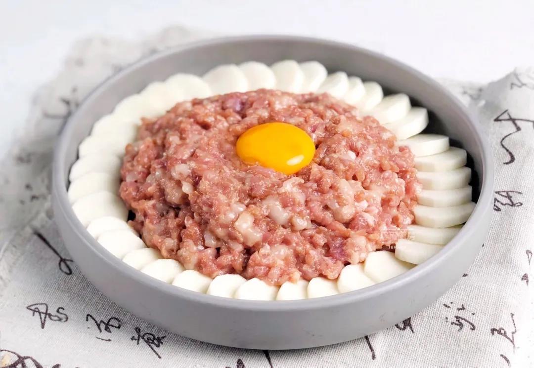 花好月圆山药蒸肉丸