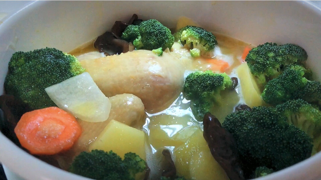 花胶鸡汤捞饭