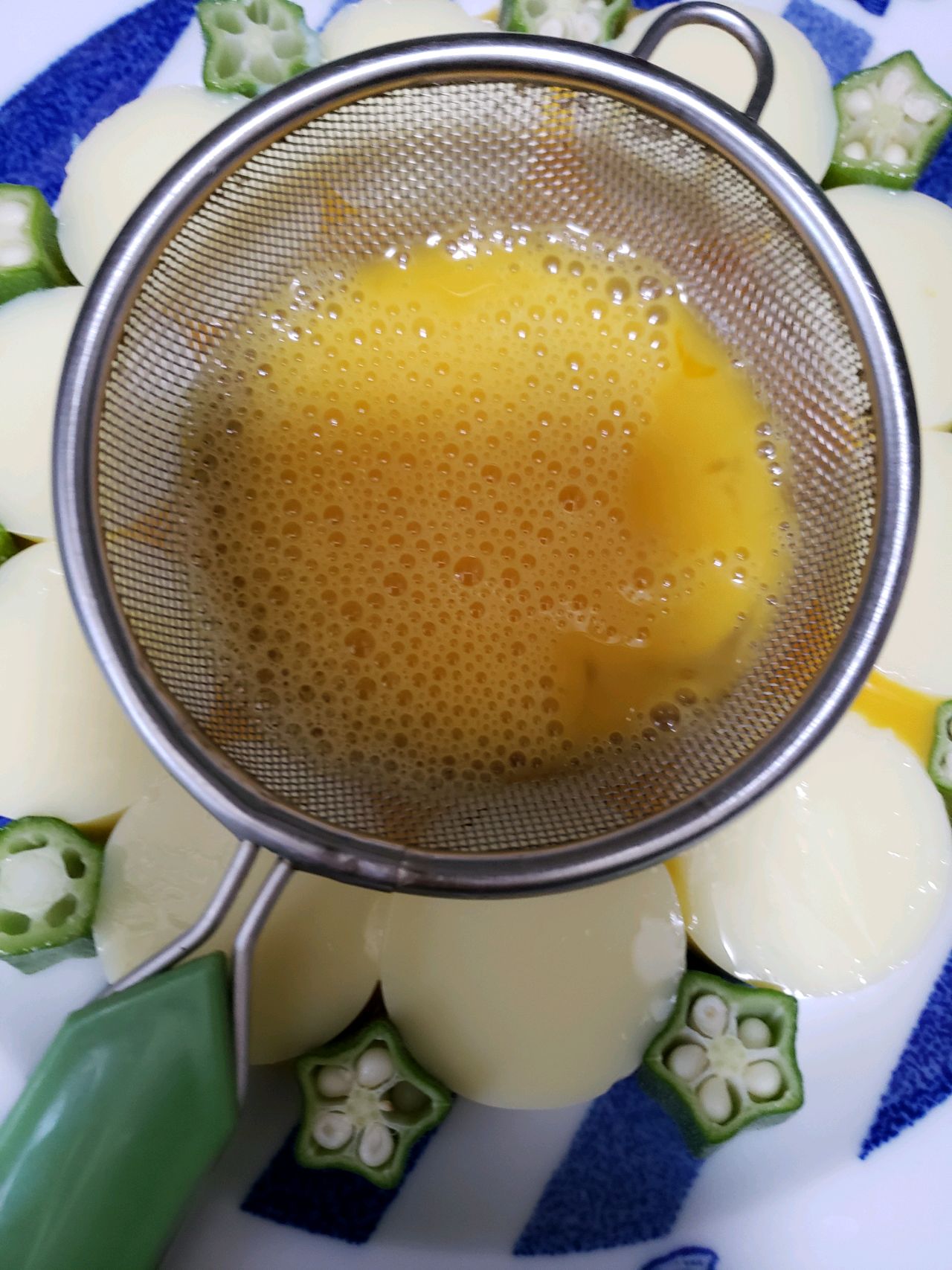 花开富贵蒸蛋虾仁玉子豆腐