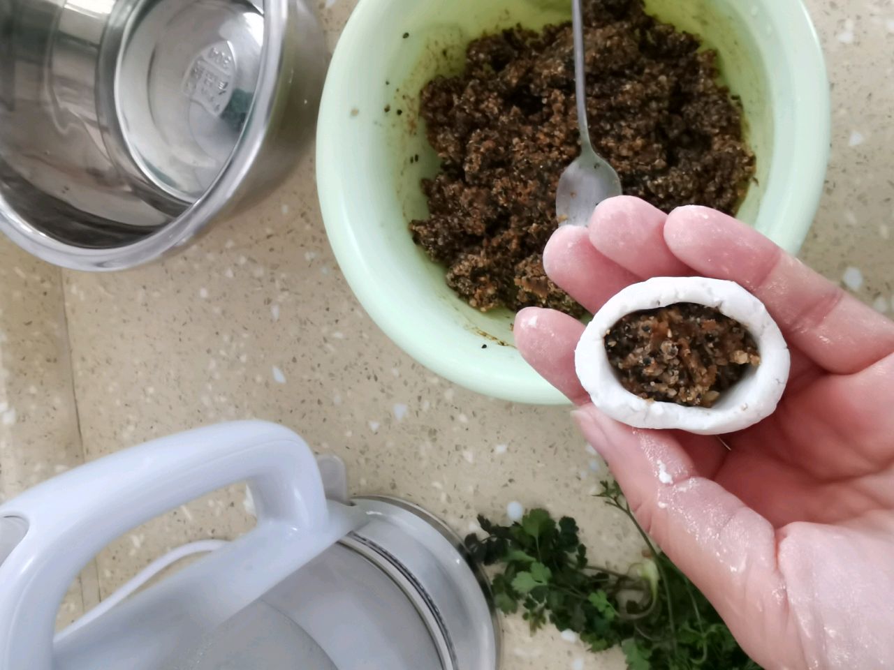 花生红糖汤圆