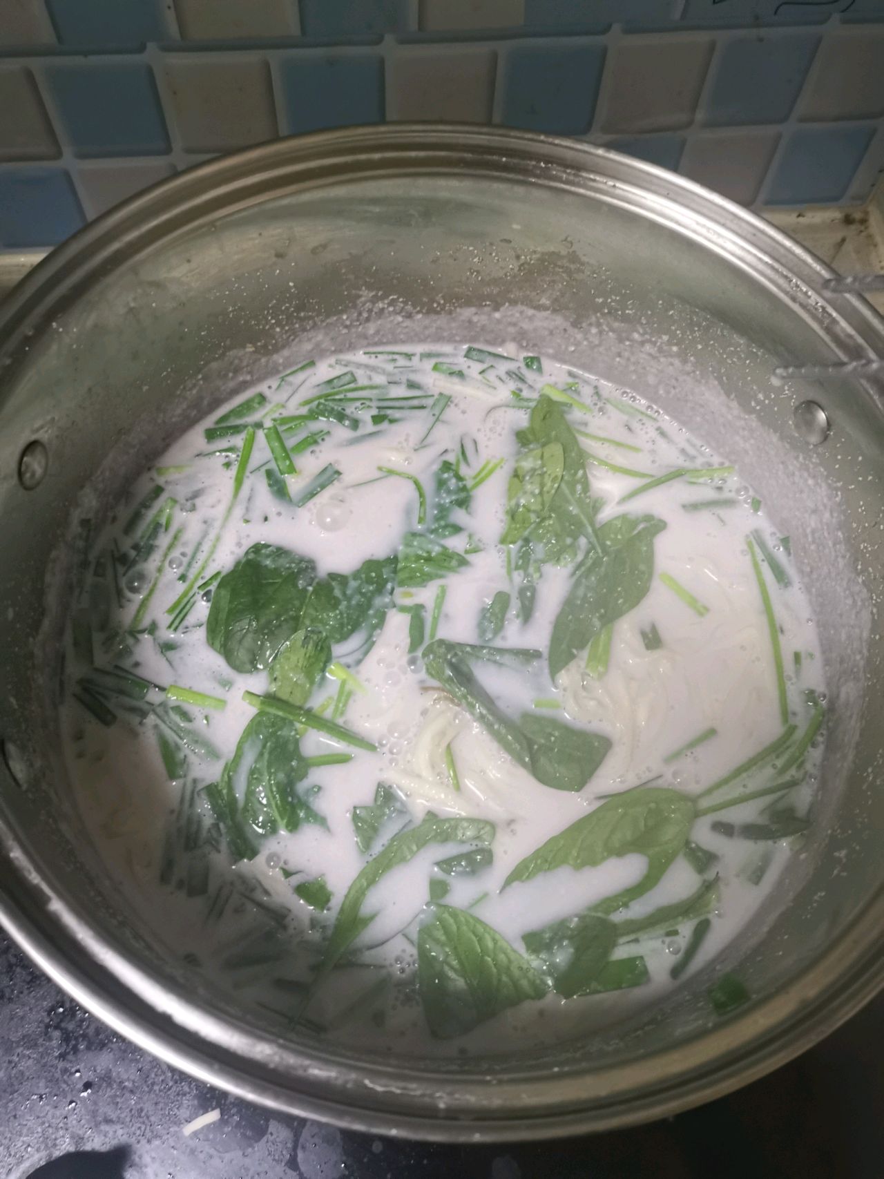 花生浆面条