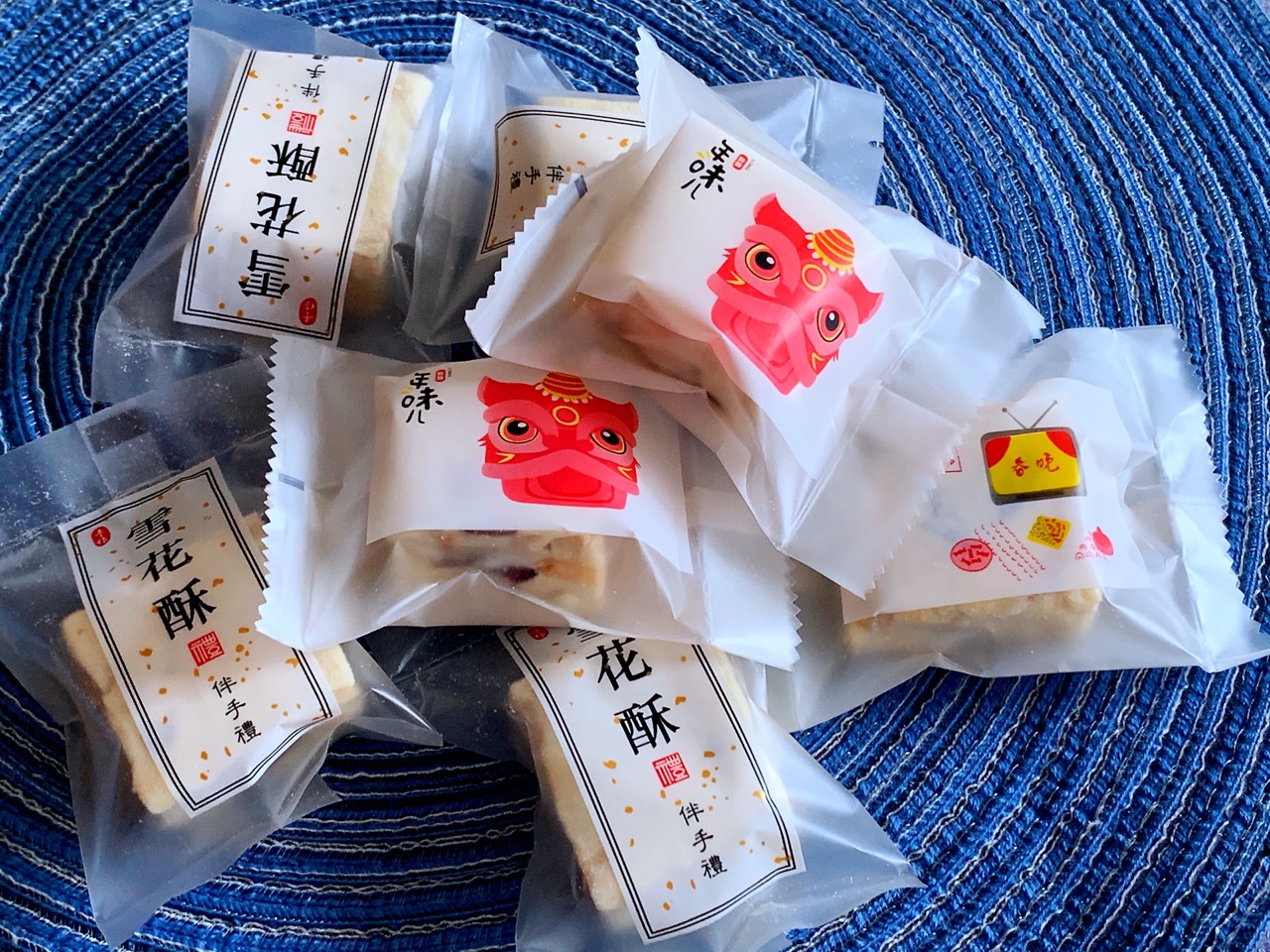 花生米版原味雪花酥