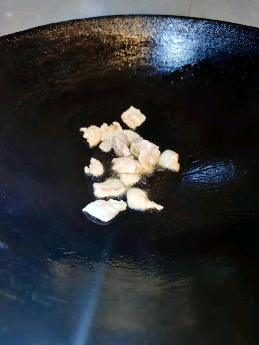 花生芽爆炒肉片