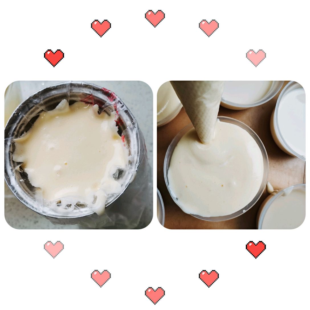 花样豆乳布丁烧