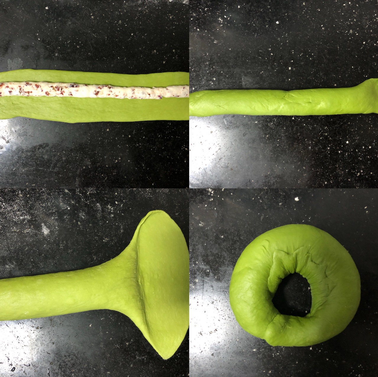 花漾抹茶蔓越莓奶酪软欧