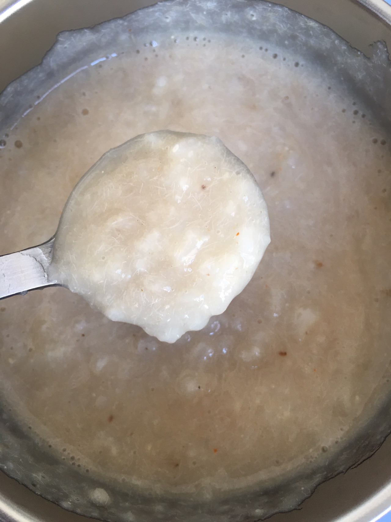 淮山红枣枸杞瘦肉米糊