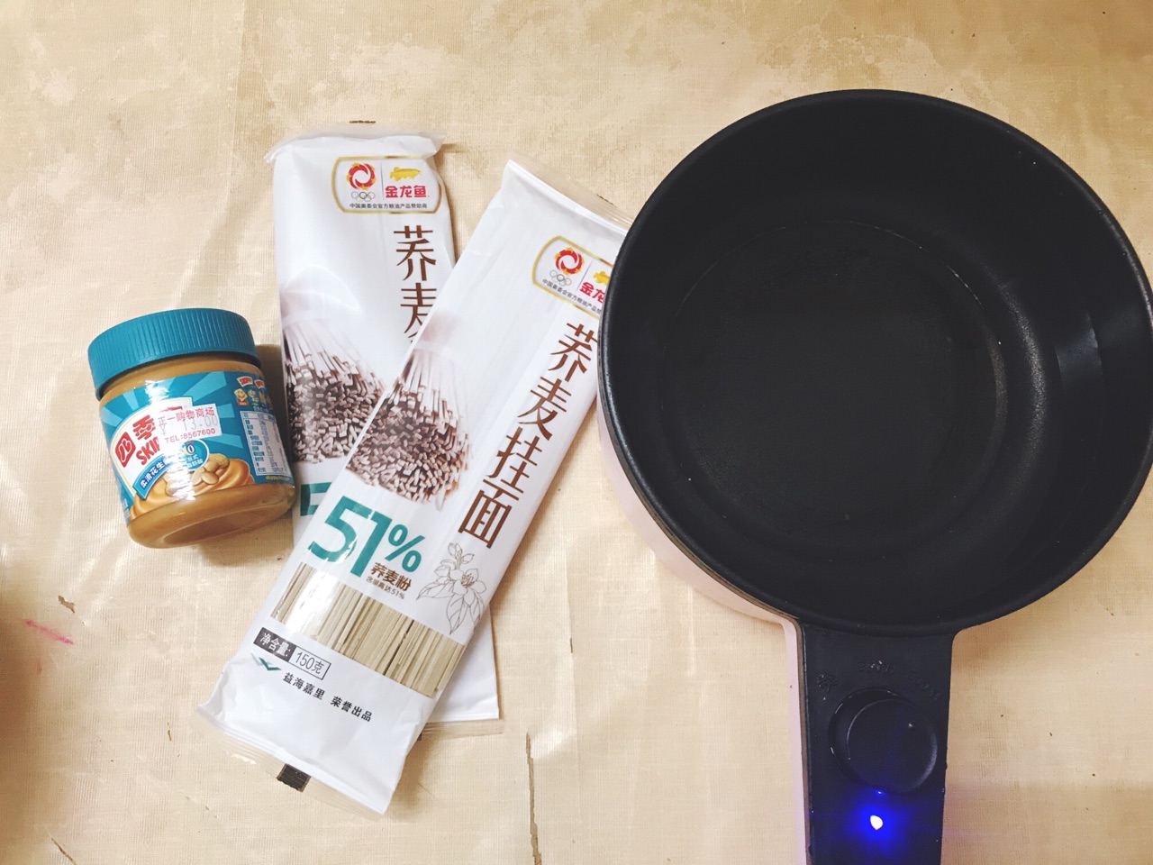 还没开吃就流口水的花生酱拌荞麦面