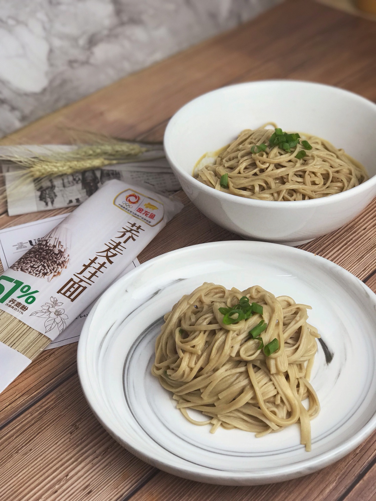 还没开吃就流口水的花生酱拌荞麦面