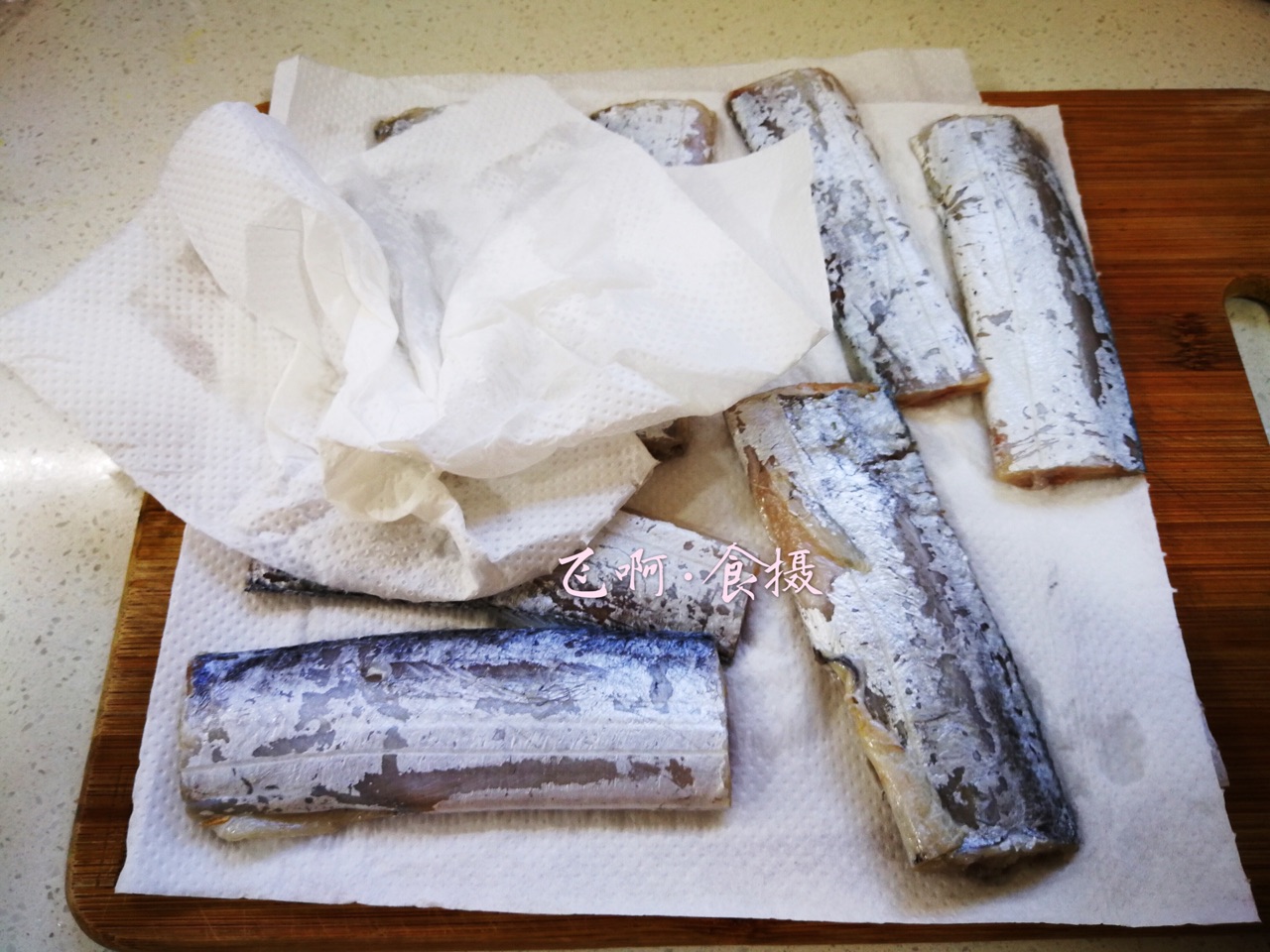 黄豆酱烧带鱼
