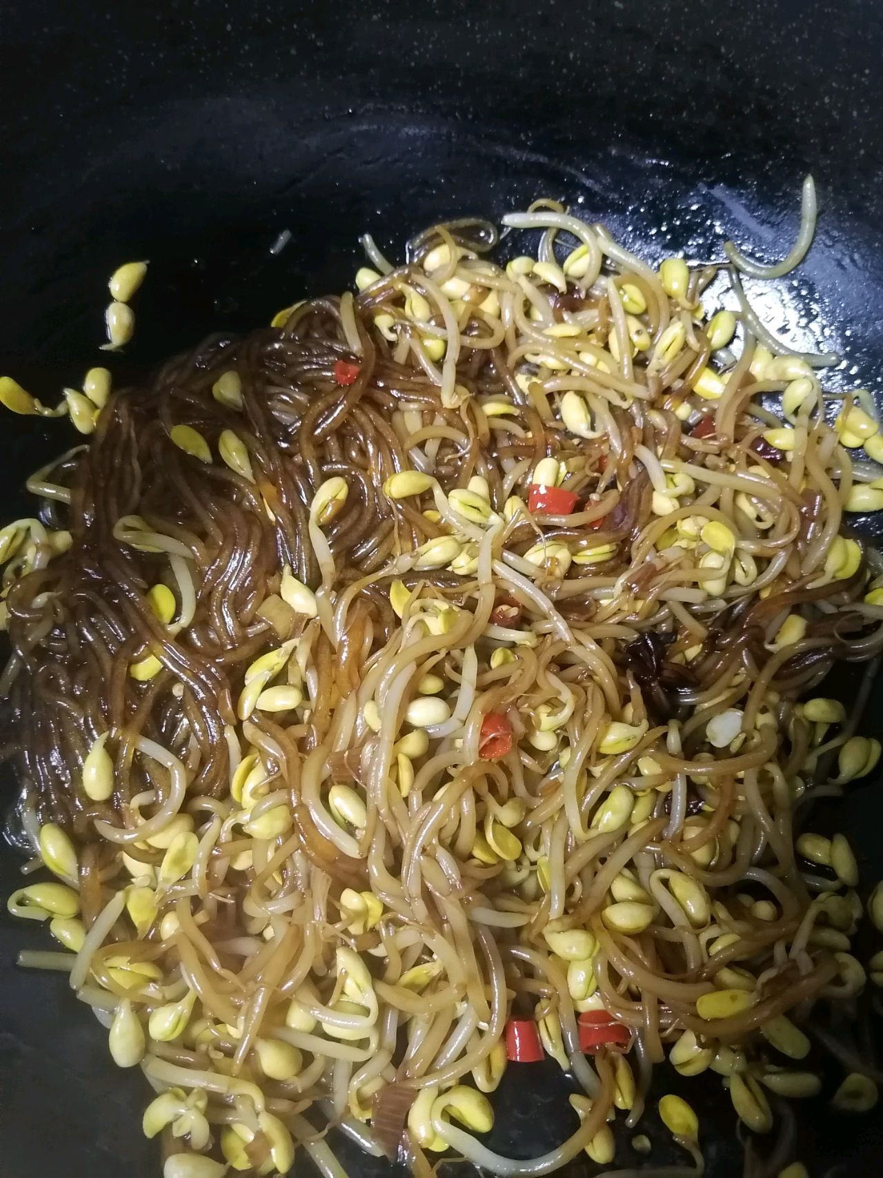 黄豆芽遇上了粉条