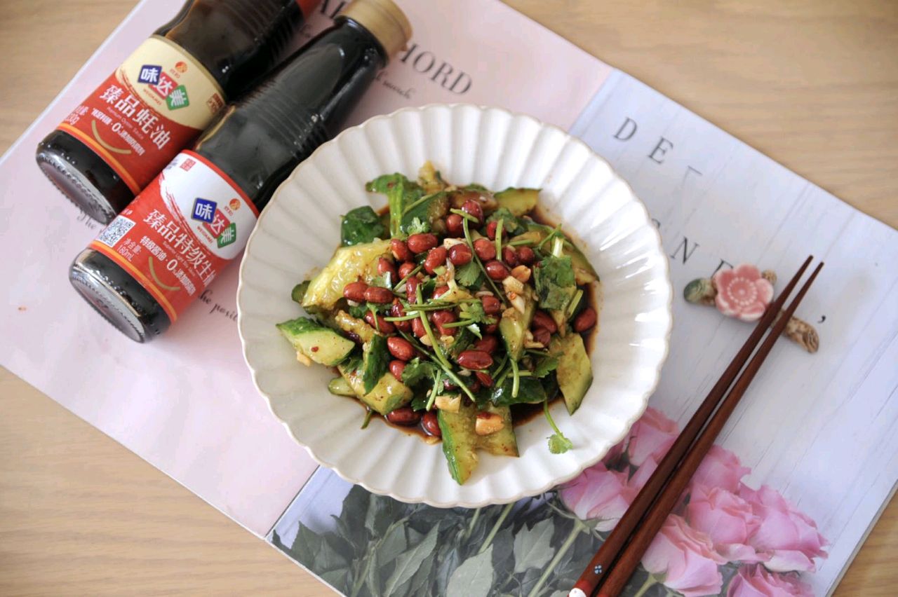 黄瓜凉拌花生