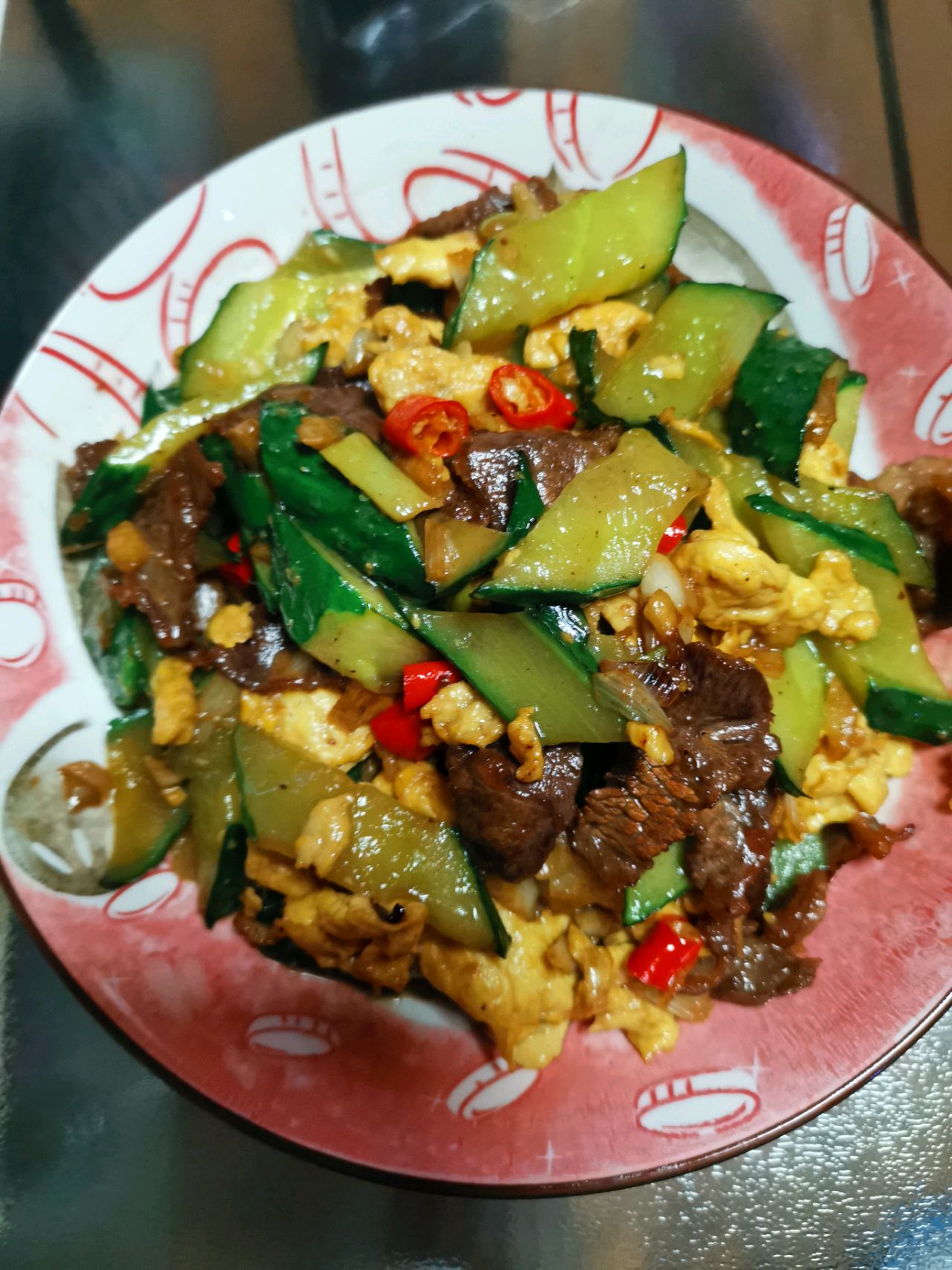 黄瓜小炒肉
