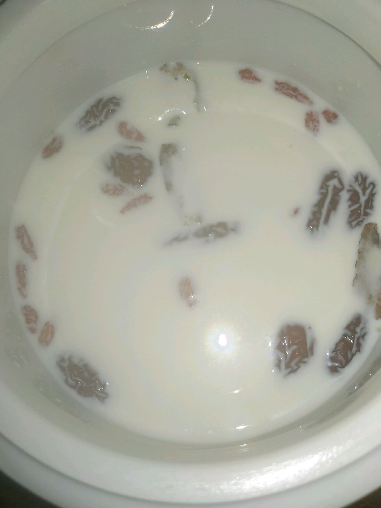 黄花胶炖牛奶