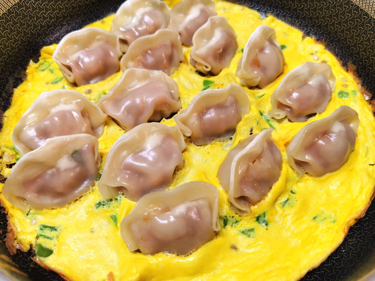 黄金蛋煎饺