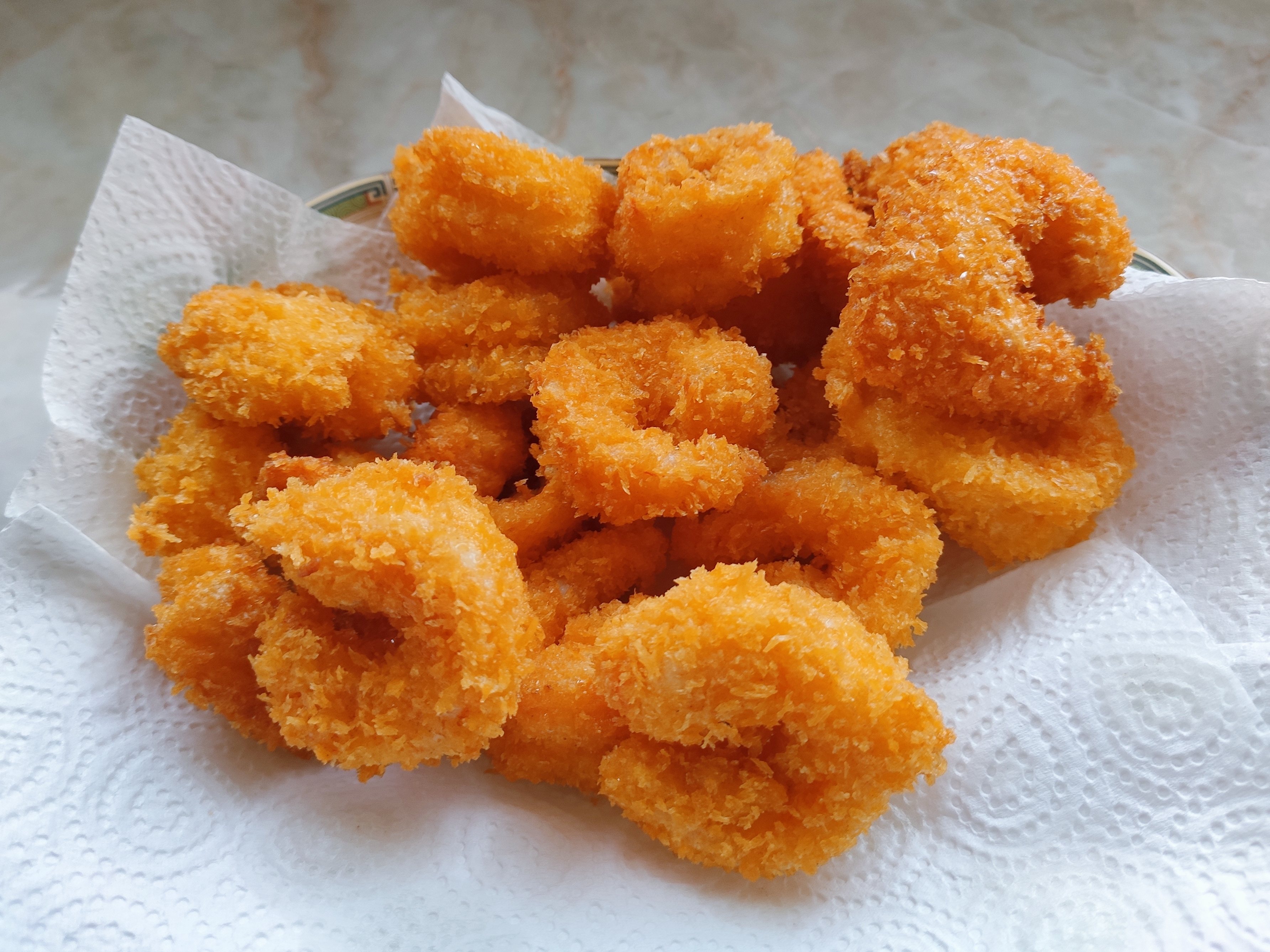 黄金虾球，不用炸粉也香酥
