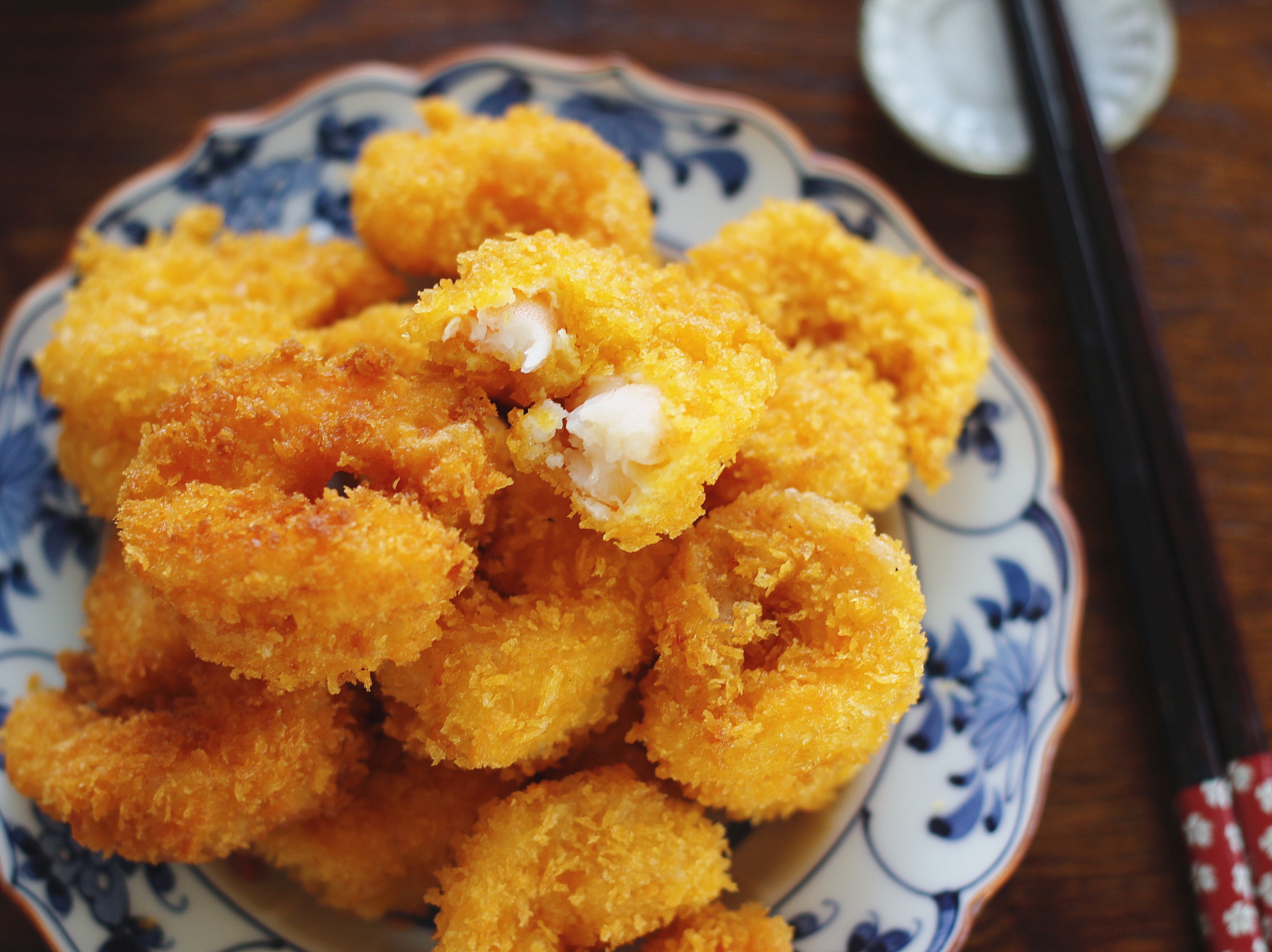 黄金虾球，不用炸粉也香酥