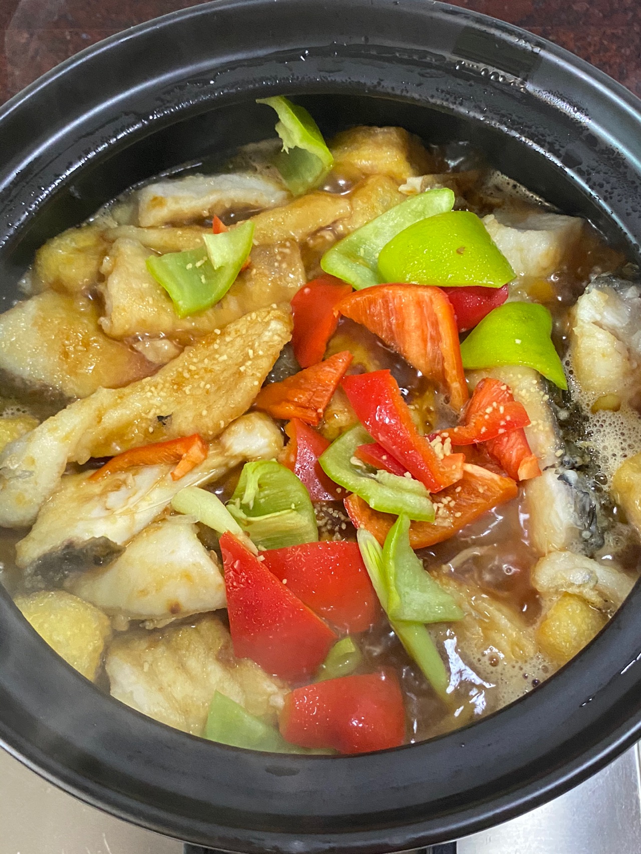 黄焖草鱼块