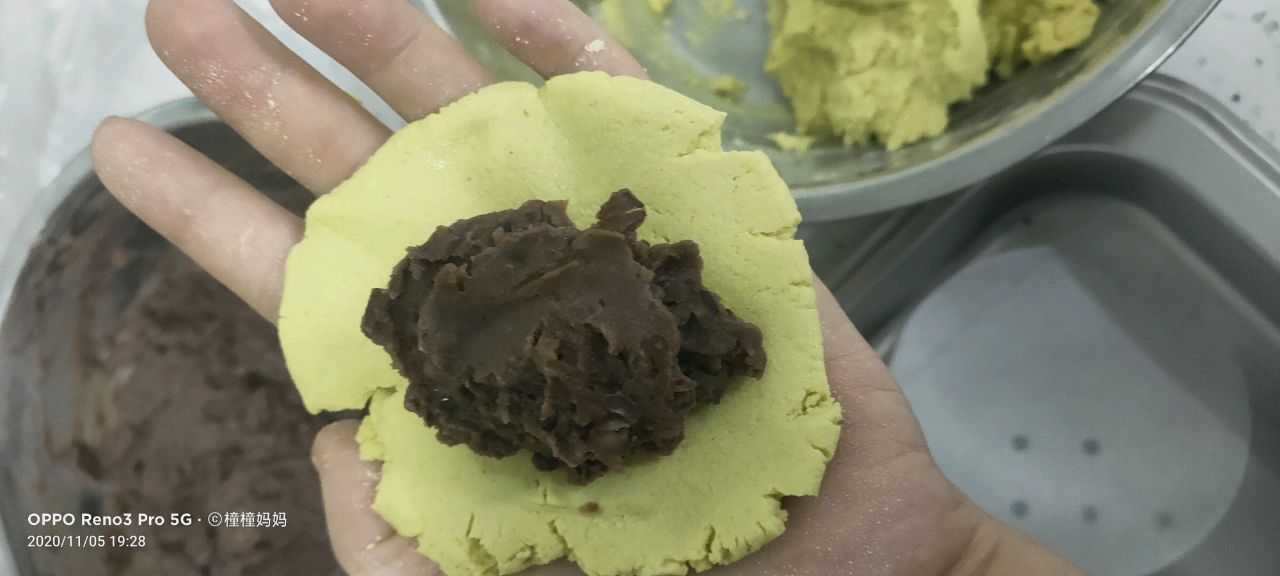 黄米粘豆包