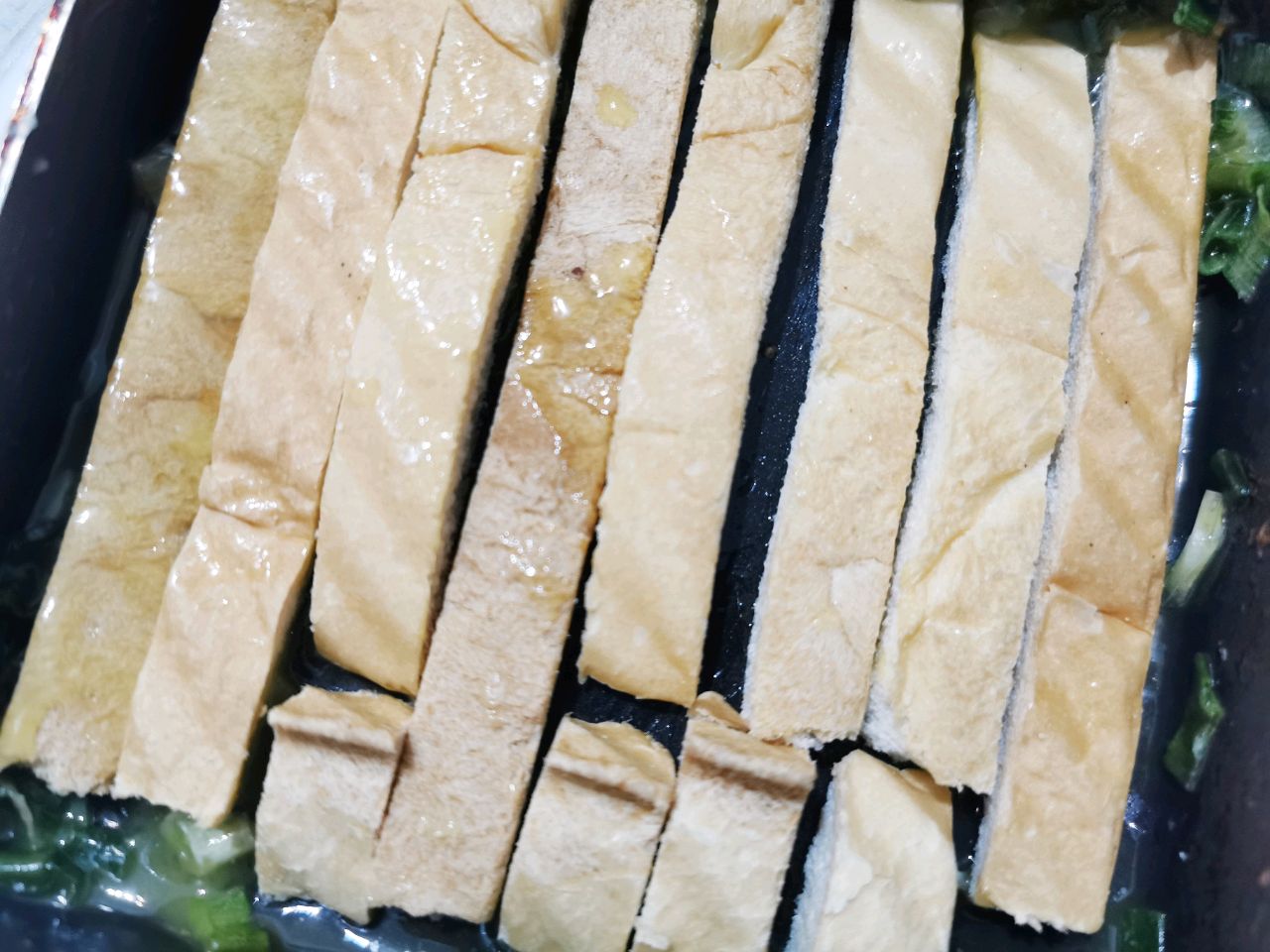 黄油葱香虾蓉吐司块