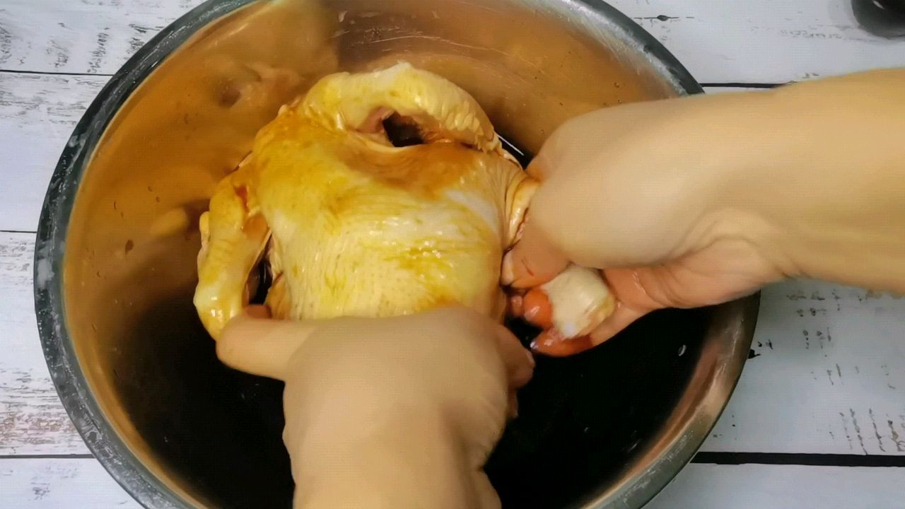 黄油蜂蜜烤鸡