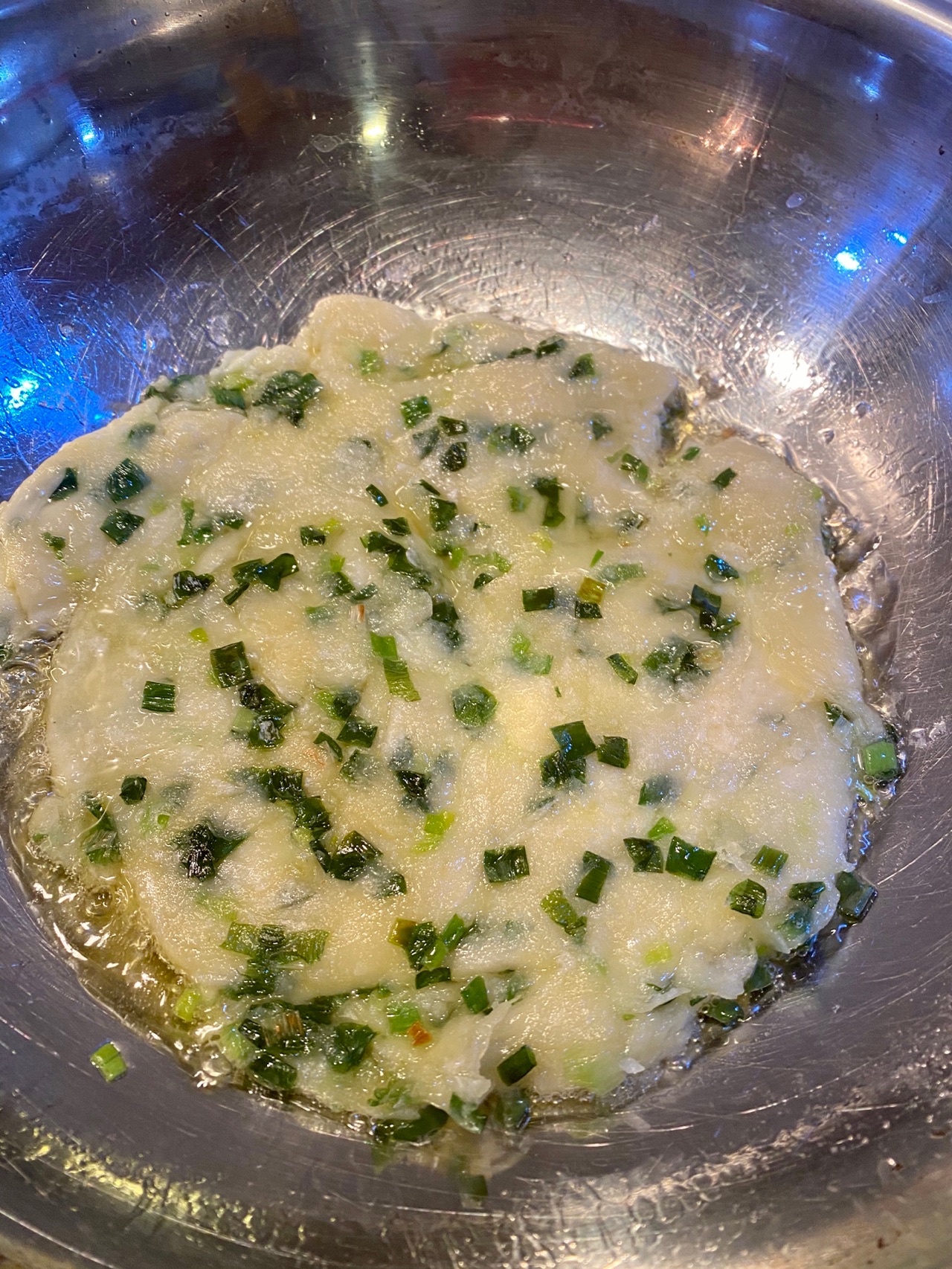 黄油馄饨皮葱油饼