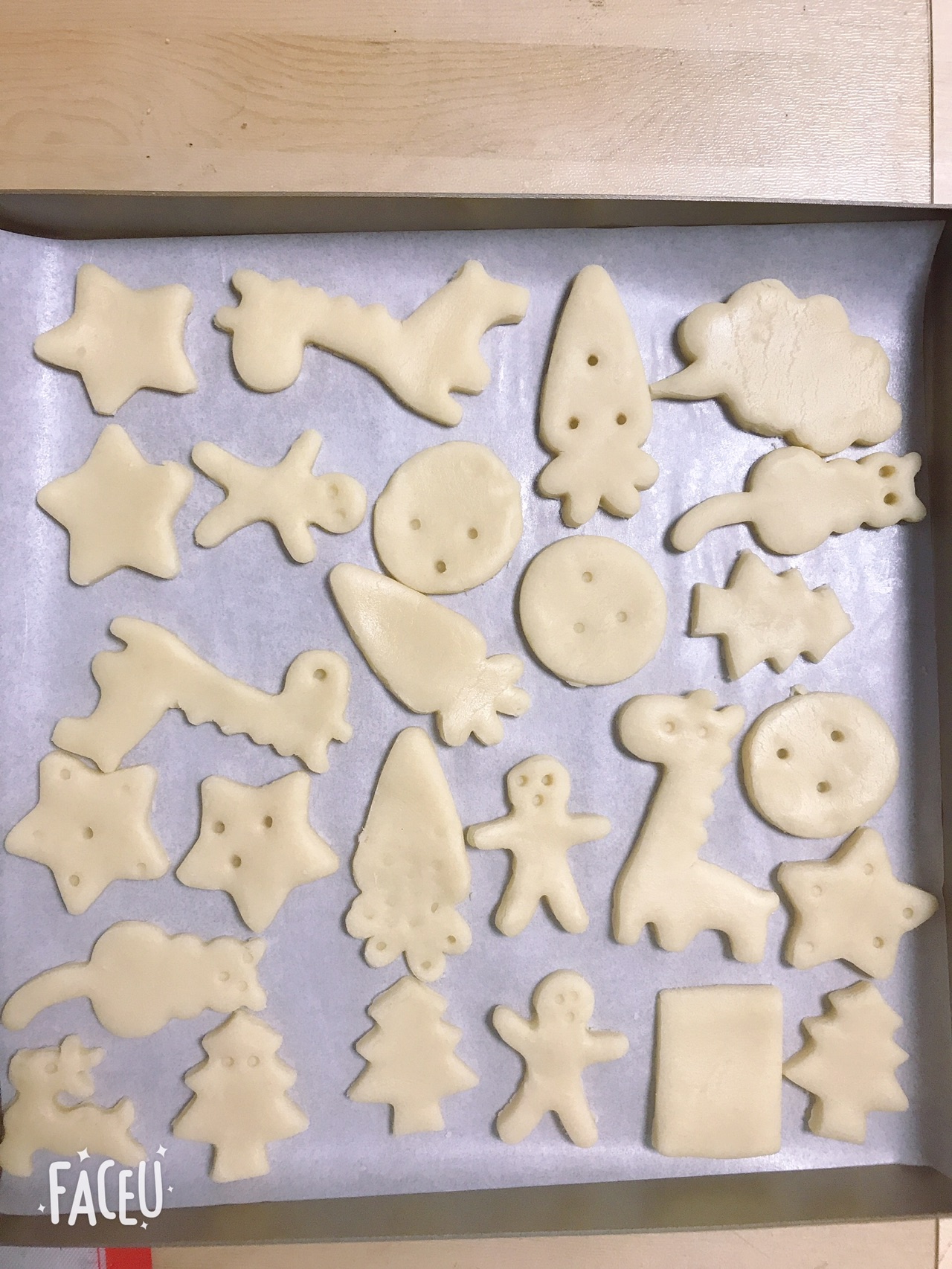 黄油卡通饼干