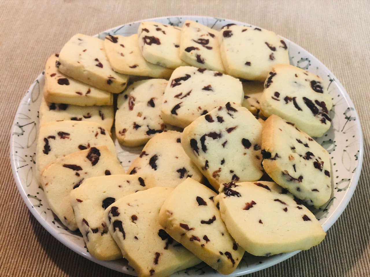 黄油蔓越莓饼干