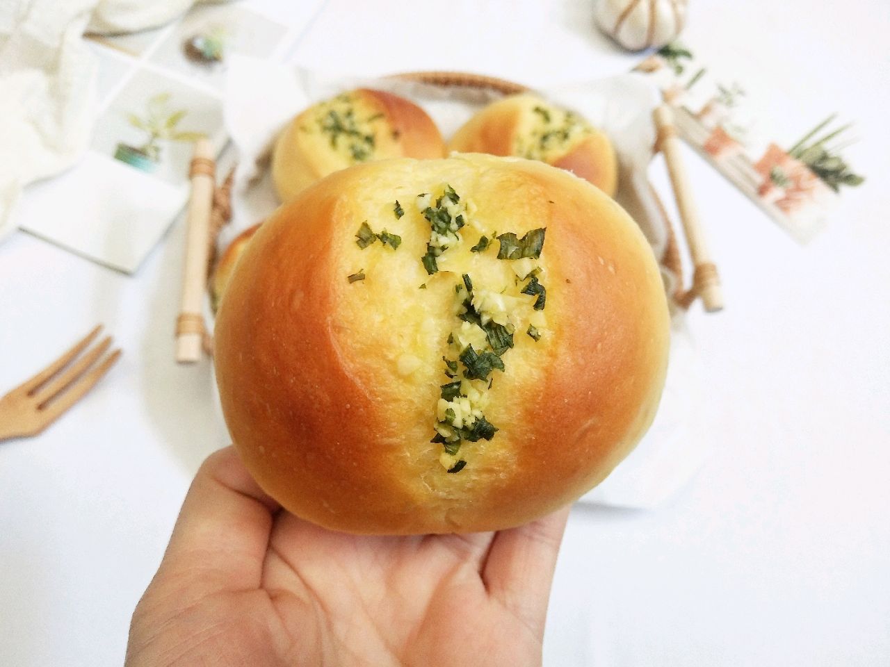 黄油蒜香面包