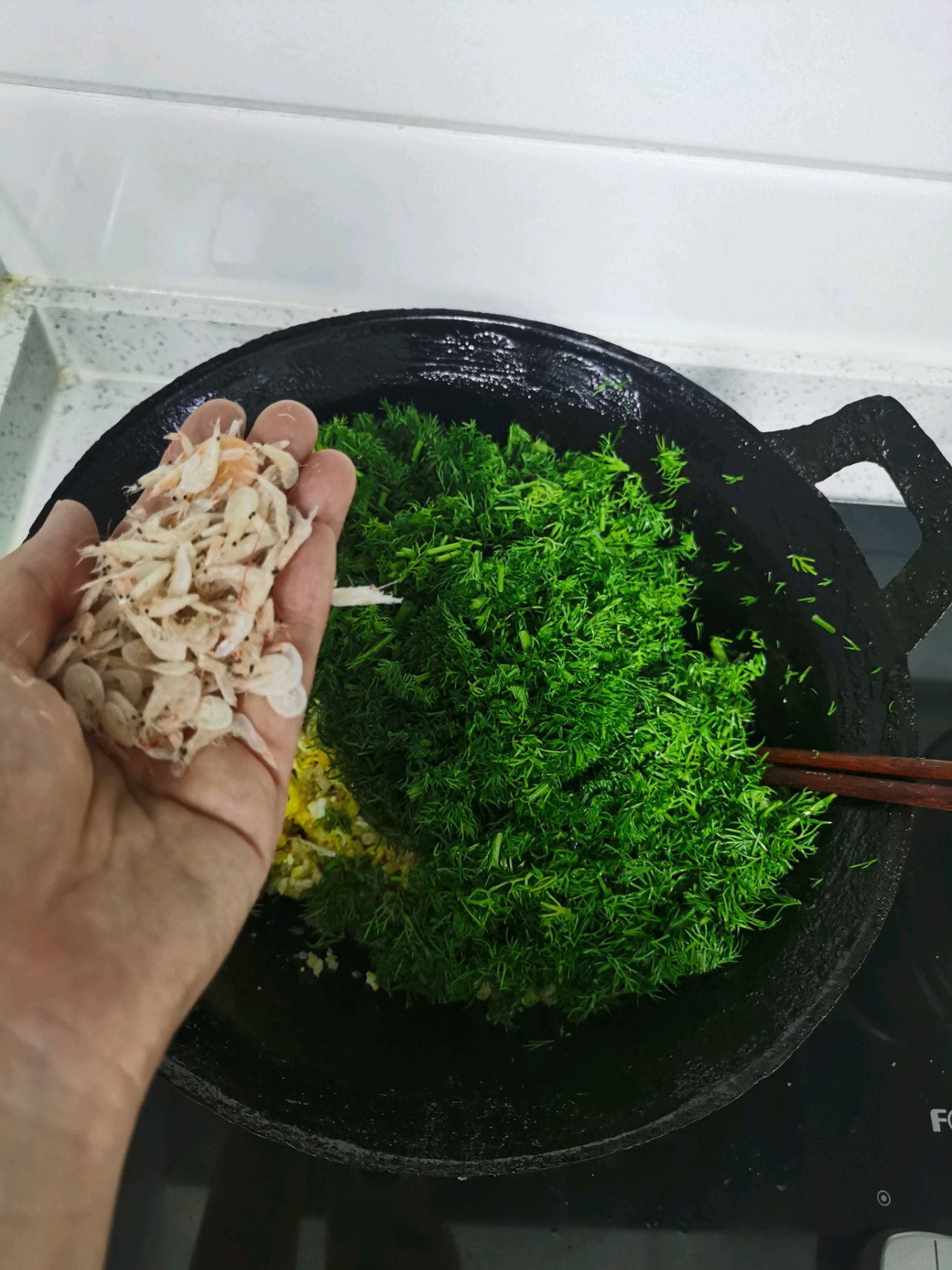 茴香素馅饺子（附馅不出汤秘诀）
