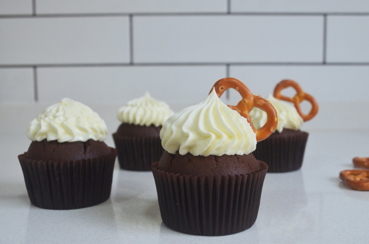 混酒枫糖培根cupcake