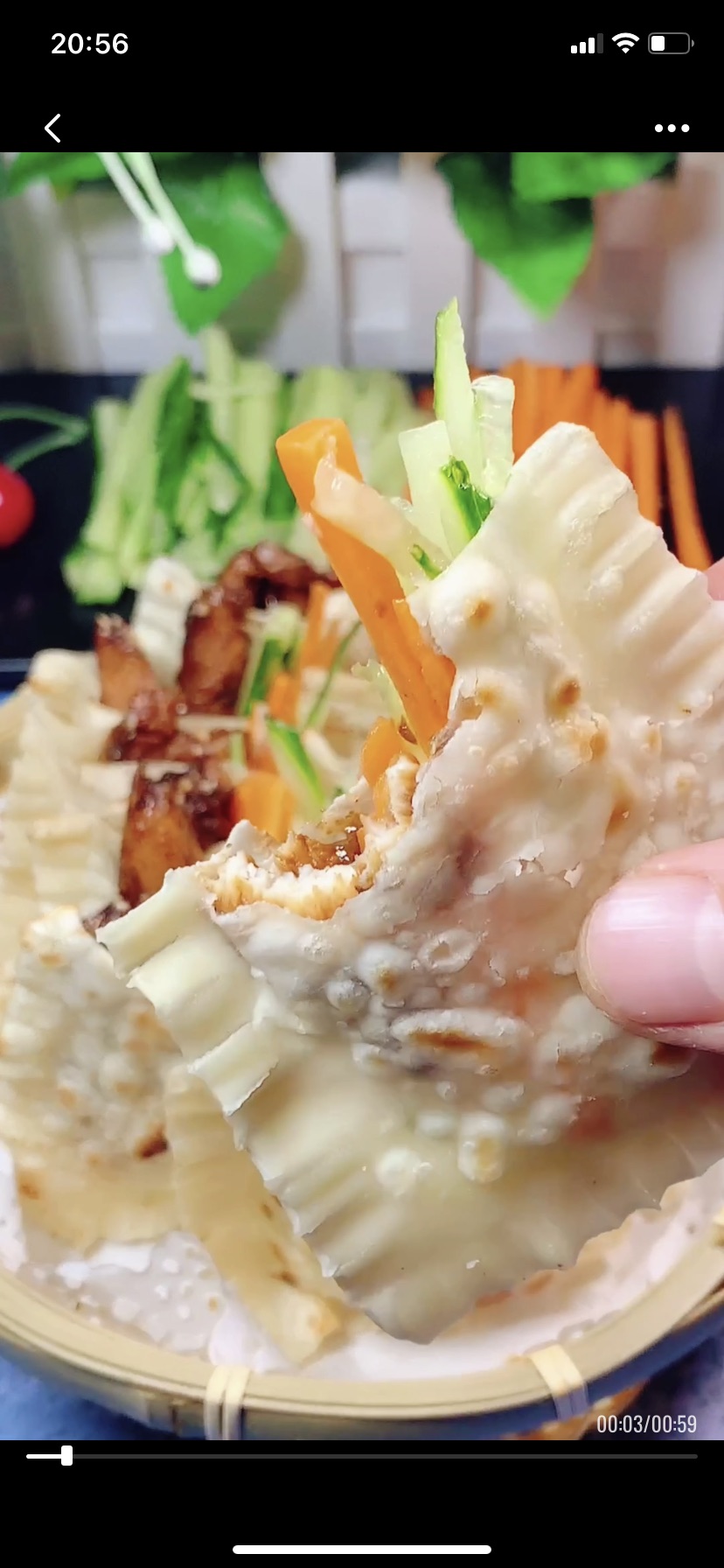 馄饨皮口袋饼